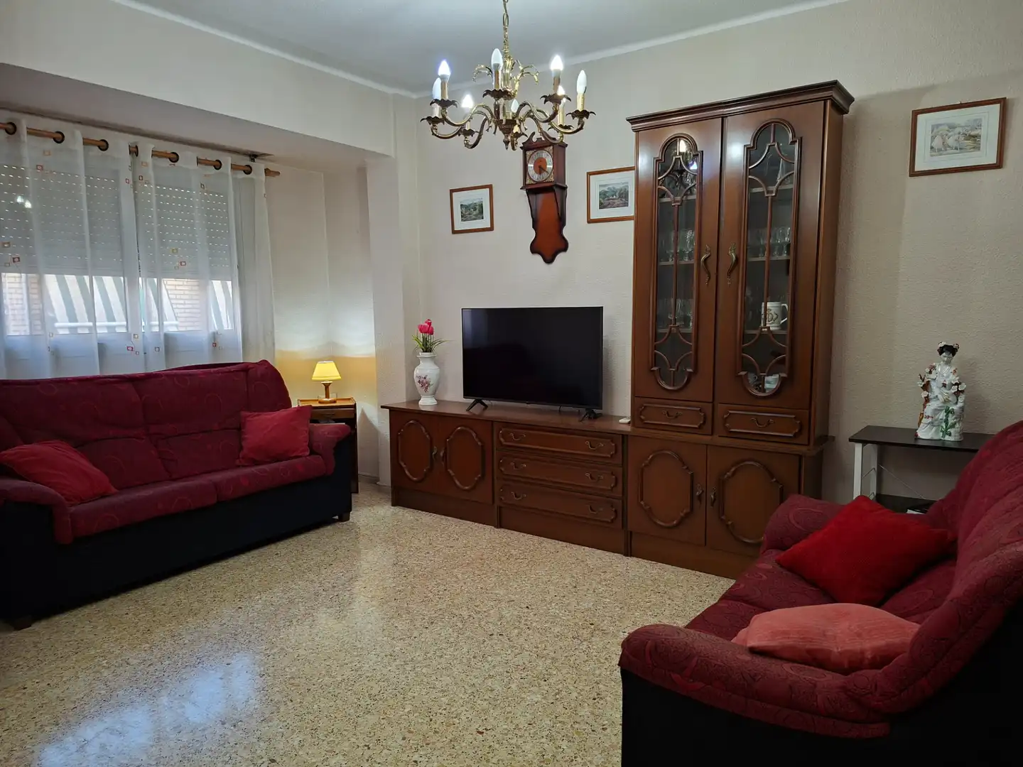 Sala d'estar de Pis en venda en Alfafar amb Aire condicionat, Moblat i Forn