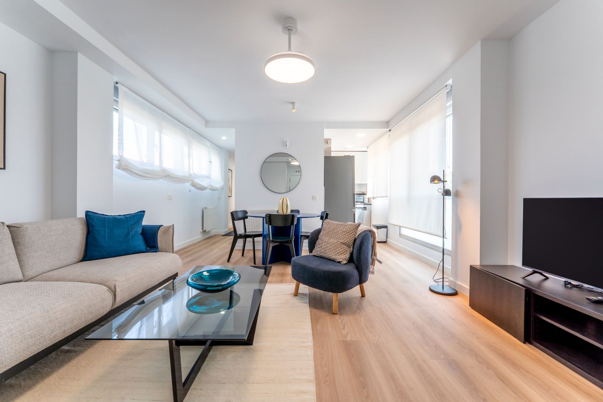 Living room of Flat to rent in Torrejón de Ardoz  with Heating, Furnished and Oven