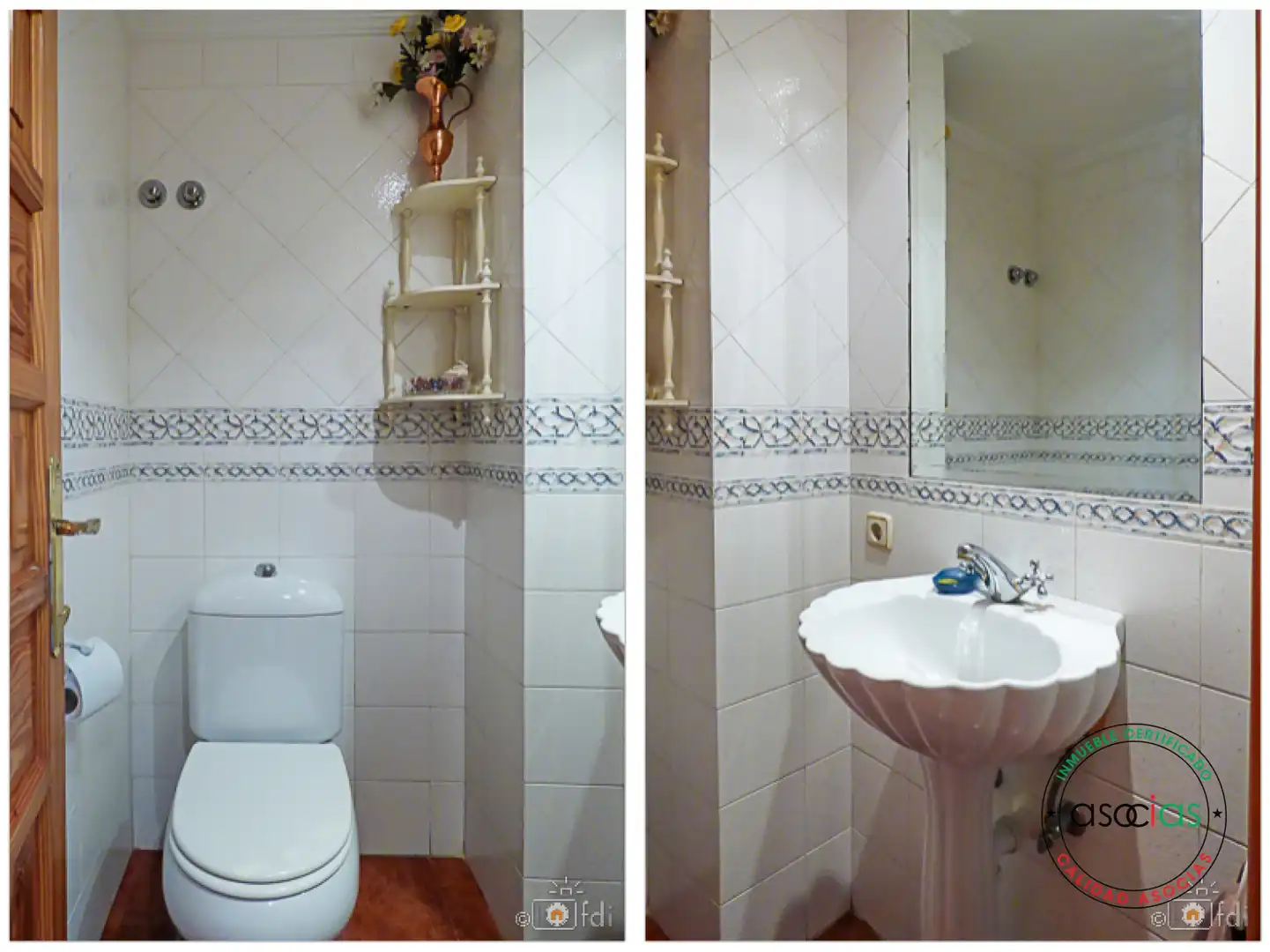 Bany de Casa o xalet en venda en Oviedo  amb Calefacció, Jardí privat i Parquet