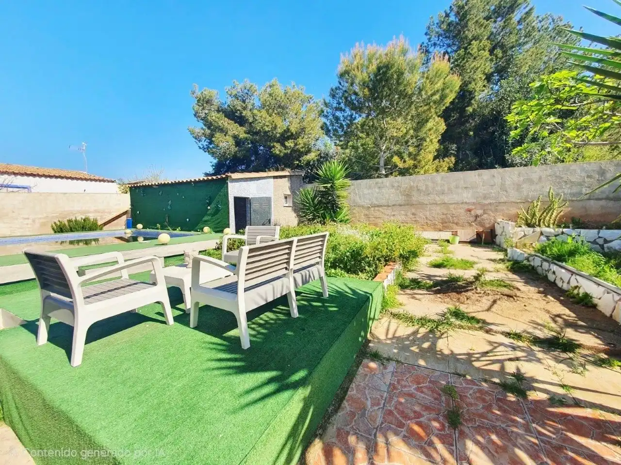 Jardí de Casa o xalet en venda en Pedralba amb Calefacció, Jardí privat i Terrassa