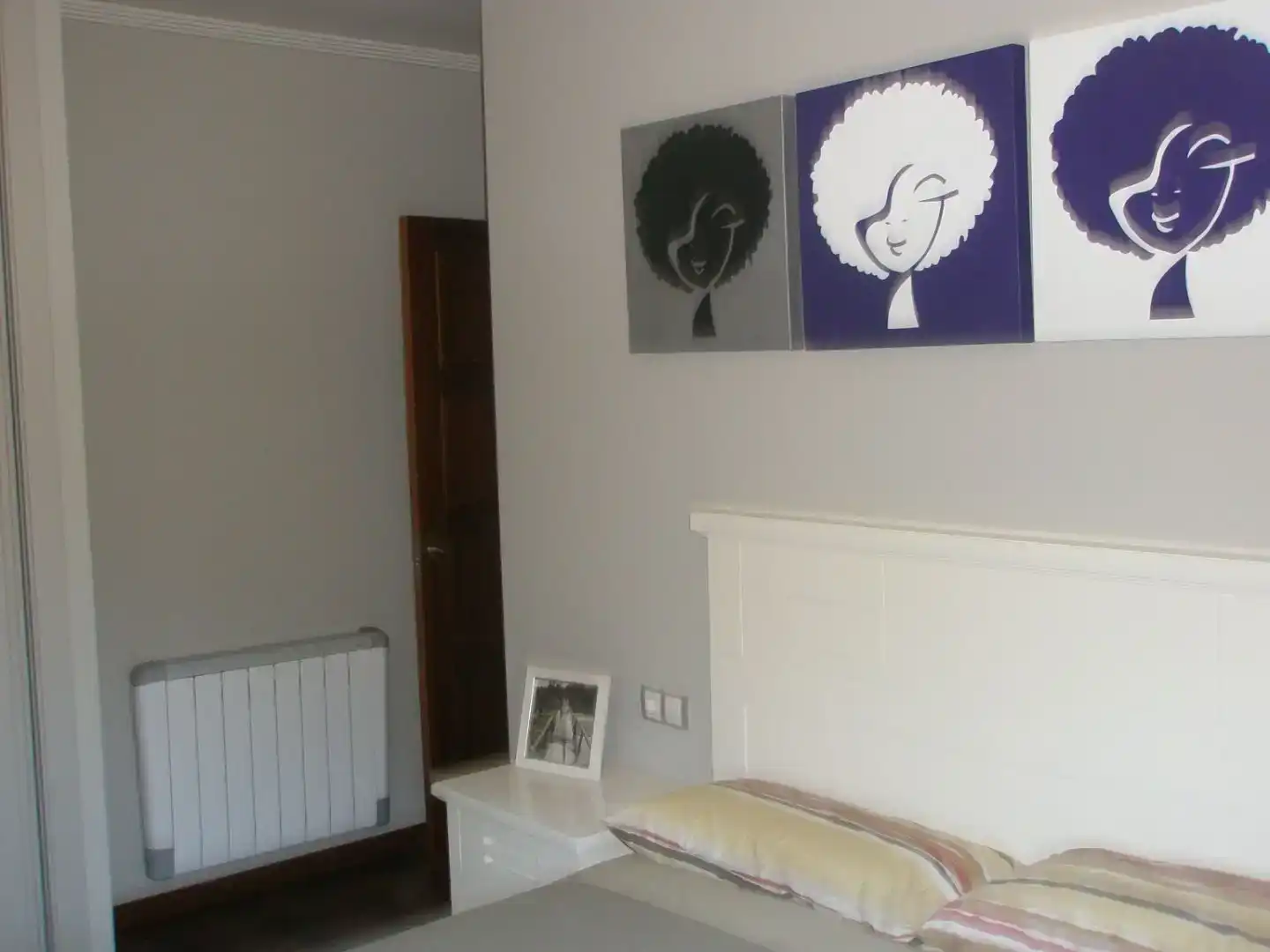 Dormitori de Apartament de lloguer en Viveiro amb Jardí privat, Parquet i Traster