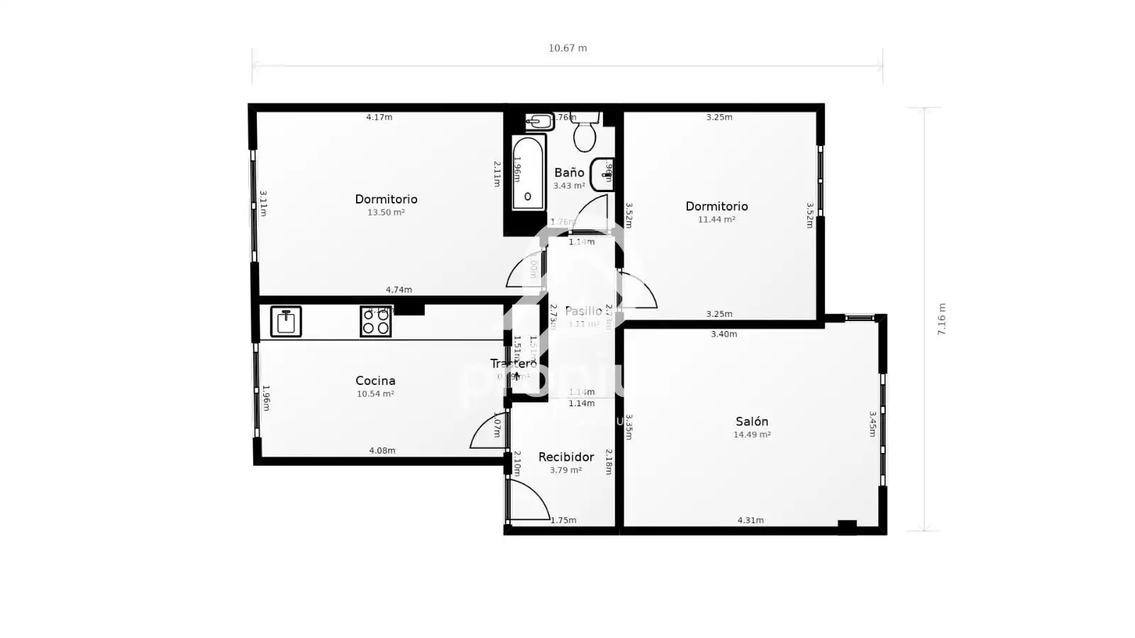 Piso en venta en Cangas de Onís con Calefacción, Parquet y Trastero