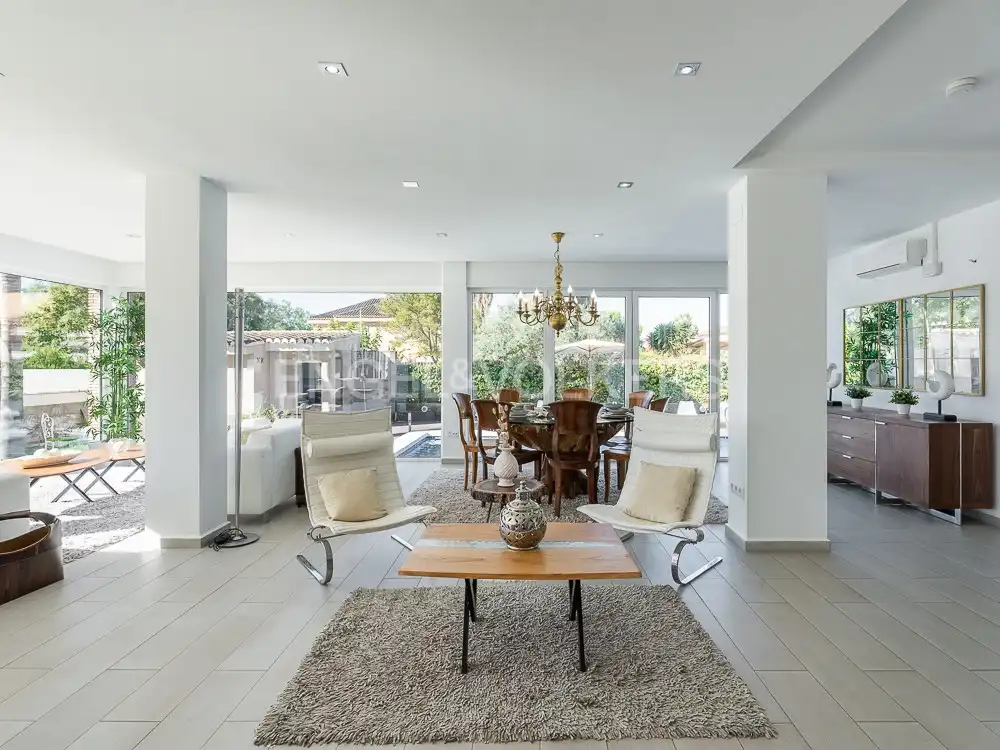 Living room of Houses for rent in Bétera  with Air Conditioner, Heating and Private garden