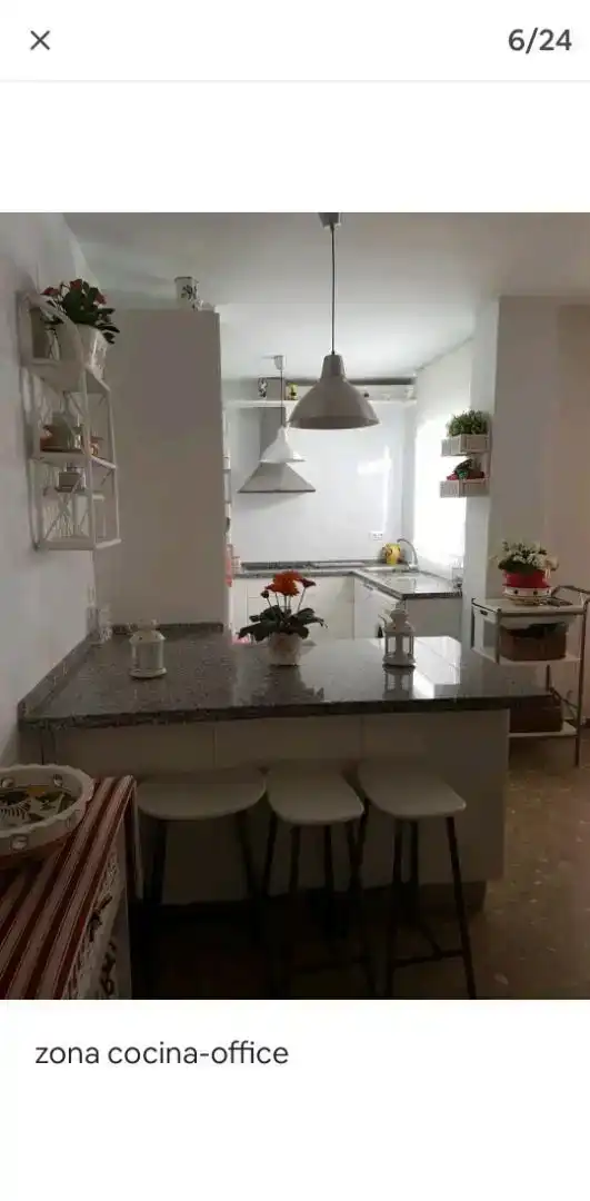 Kitchen of Flat for rent in Rota  with Air Conditioner and Furnished