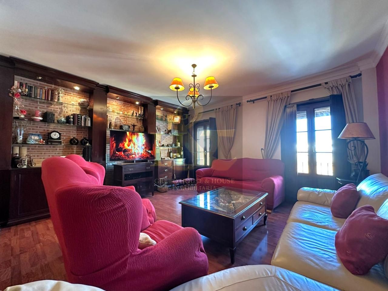 Sala d'estar de Pis en venda en Sanlúcar de Barrameda amb Aire condicionat, Parquet i Balcó