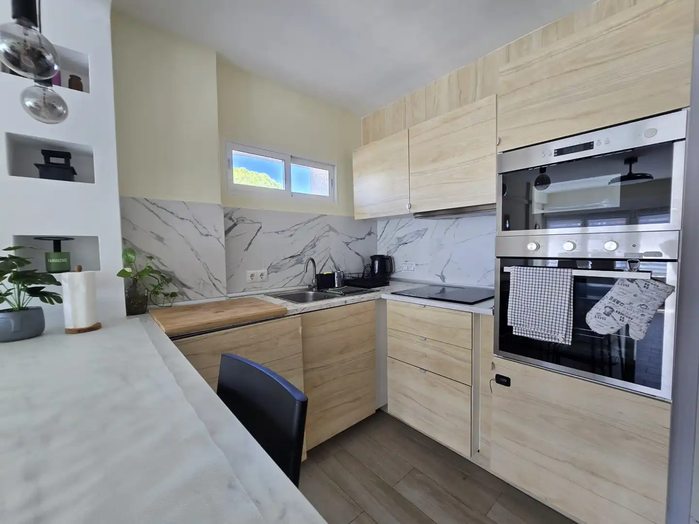 Cocina de Apartamento de alquiler en Solymar