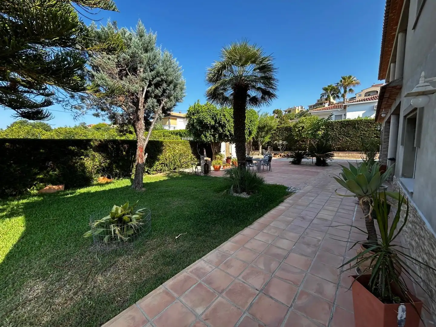 Jardín de Casa o chalet en venta en La Font d'en Carròs con Aire acondicionado, Calefacción y Jardín privado