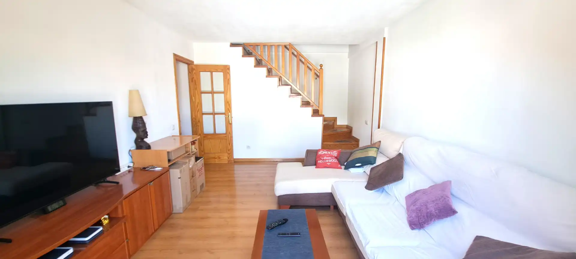 Sala d'estar de Dúplex en venda en Valdetorres de Jarama amb Calefacció, Parquet i Balcó