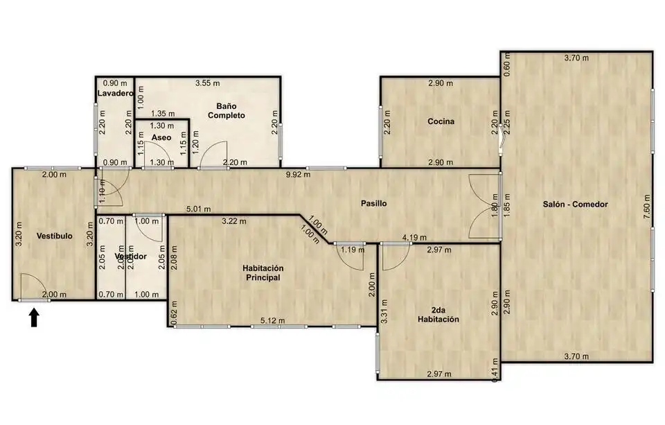 Apartament en venda en Barcelona amb Calefacció, Parquet i Moblat