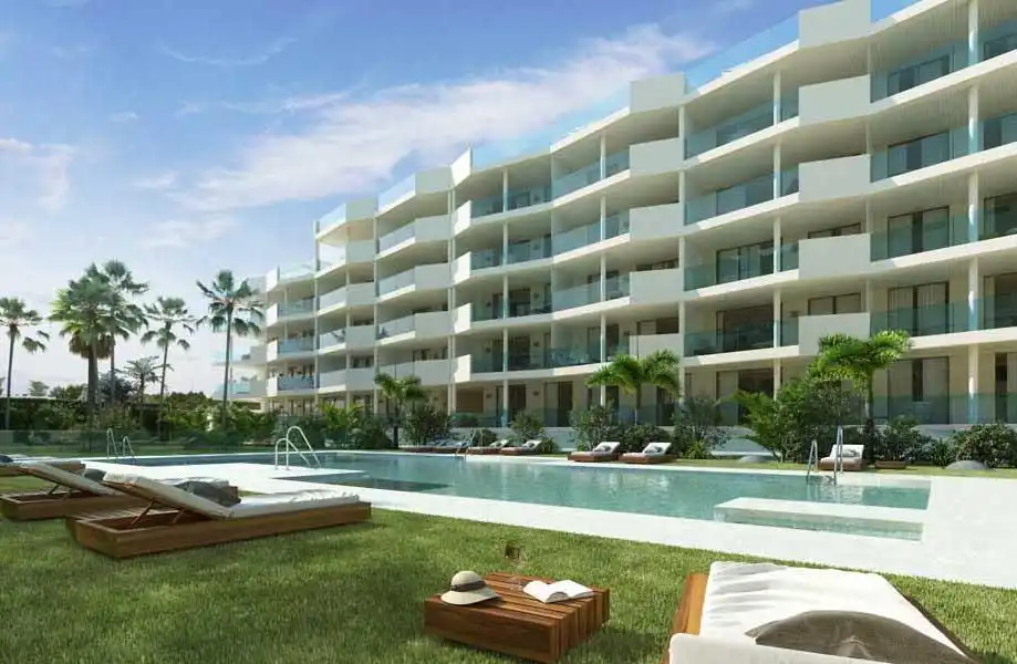 Piscina de Apartamento en venta en Mijas con Aire acondicionado, Jardín privado y Piscina