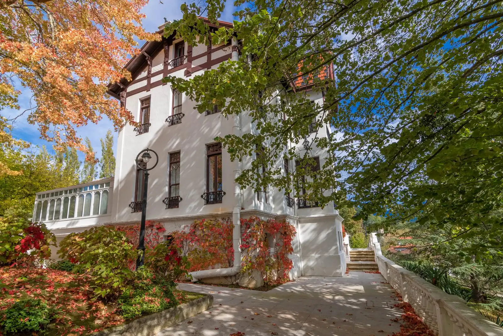 Vista exterior de Finca rústica en venta en Gordexola con Calefacción, Jardín privado y Terraza