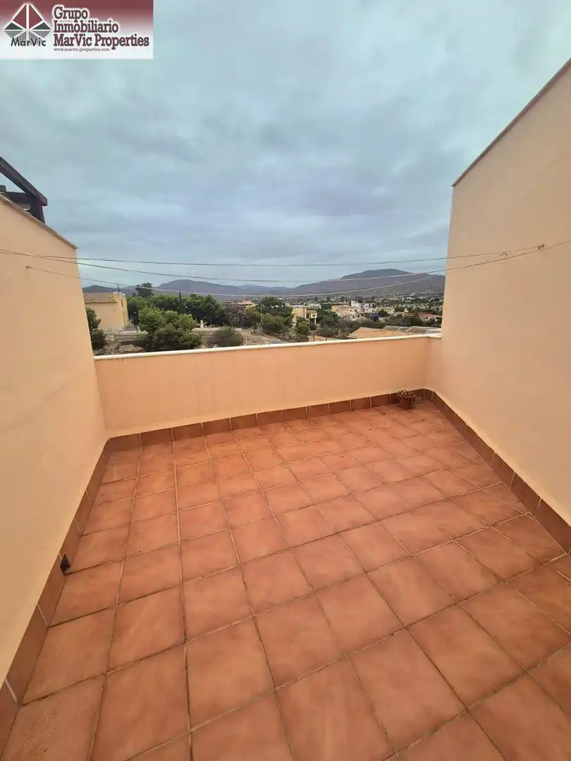 Terrasse von Dachboden zum Verkauf in Villajoyosa / La Vila Joiosa mit Klimaanlage, Terrasse und Balkon