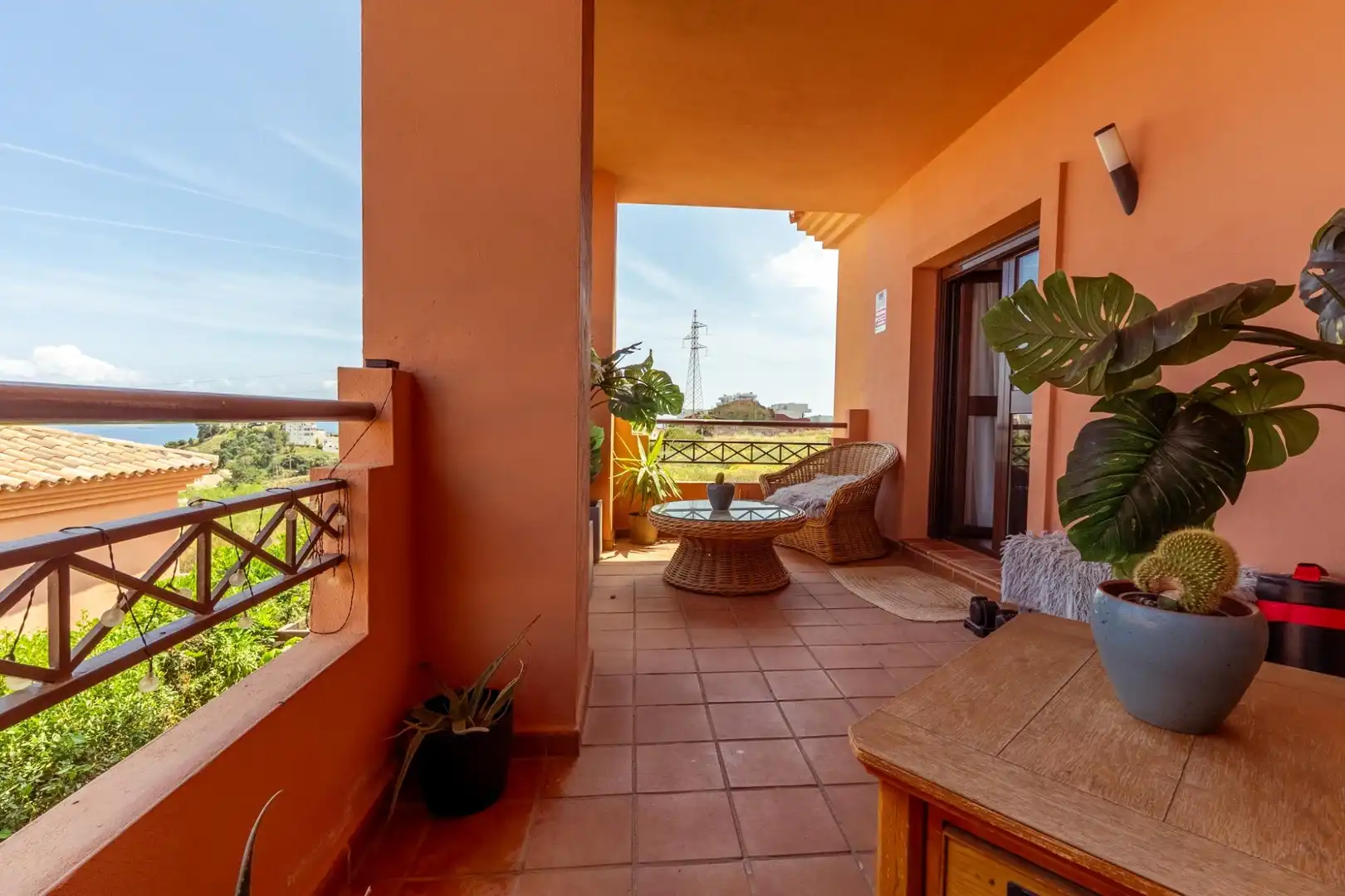 Terrassa de Casa adosada en venda en Benalmádena amb Aire condicionat, Jardí privat i Terrassa