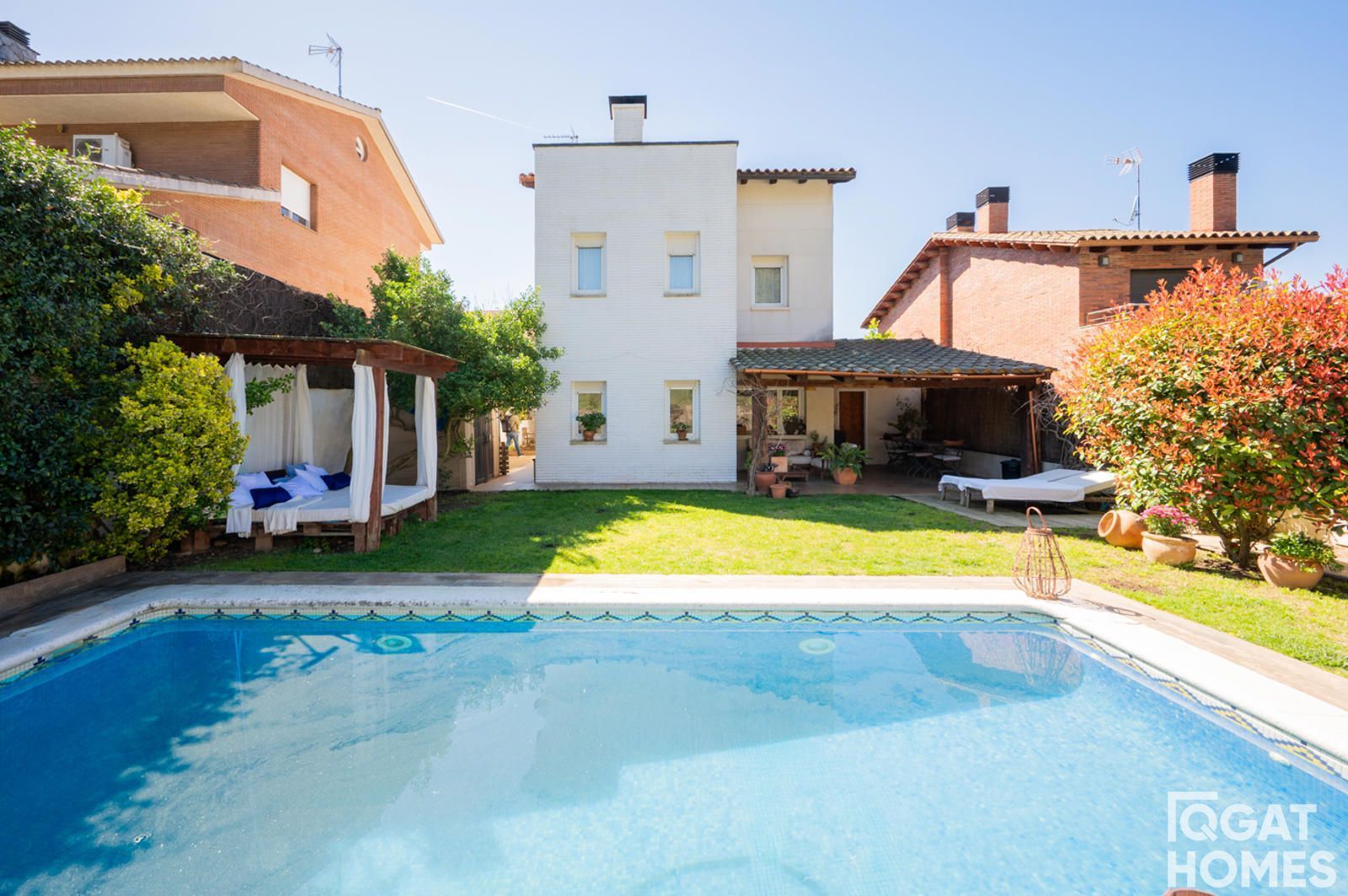 Jardí de Casa o xalet en venda en Rubí amb Calefacció, Terrassa i Traster