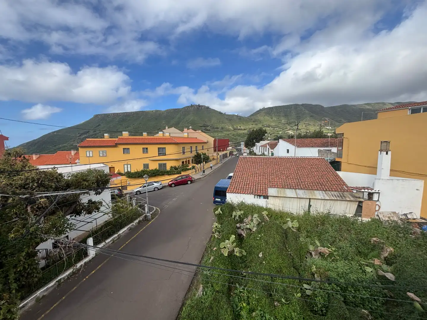 Vista exterior de Casa adosada en venta en Tegueste con Terraza, Trastero y Amueblado