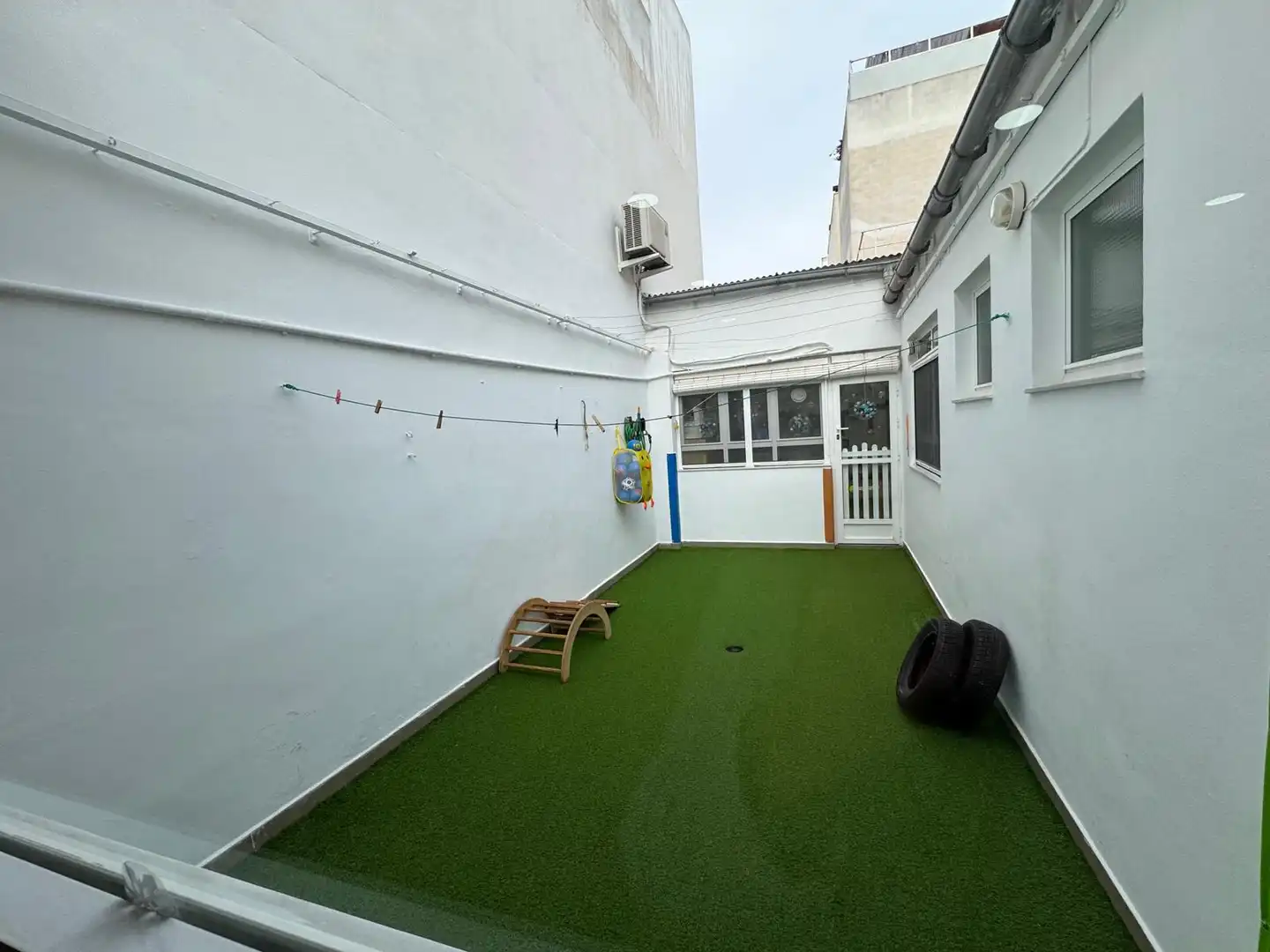 Terraza de Casa adosada en venta en Santa Pola con Aire acondicionado, Calefacción y Jardín privado