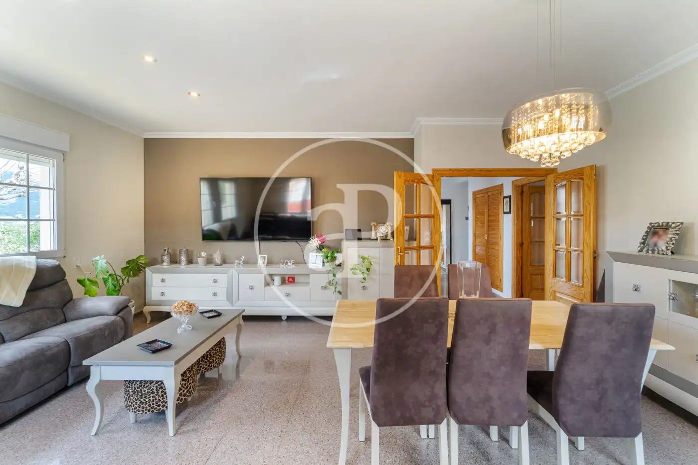 Dining room of Houses for sale in Alcoy / Alcoi  with Air Conditioner, Heating and Private garden