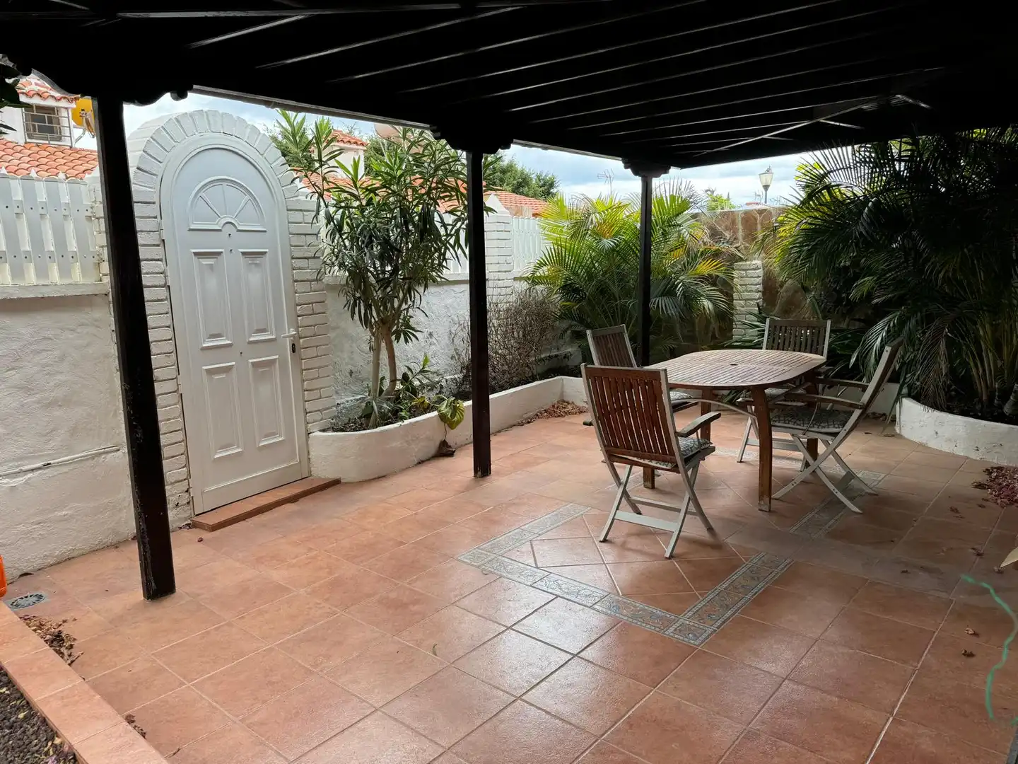 Terrace of Houses for sale in San Bartolomé de Tirajana  with Private garden, Terrace and Furnished