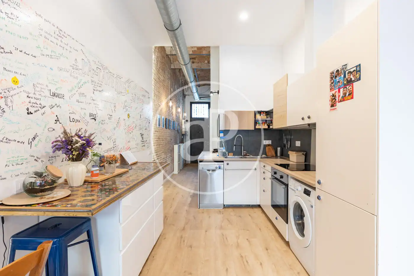 Kitchen of Flat for sale in Barcelona  with Air Conditioner, Heating and Terrace
