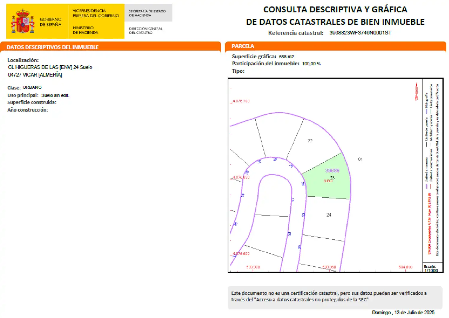 Terreno residencial en venta en Calle de las Higueras 24, imagen 13