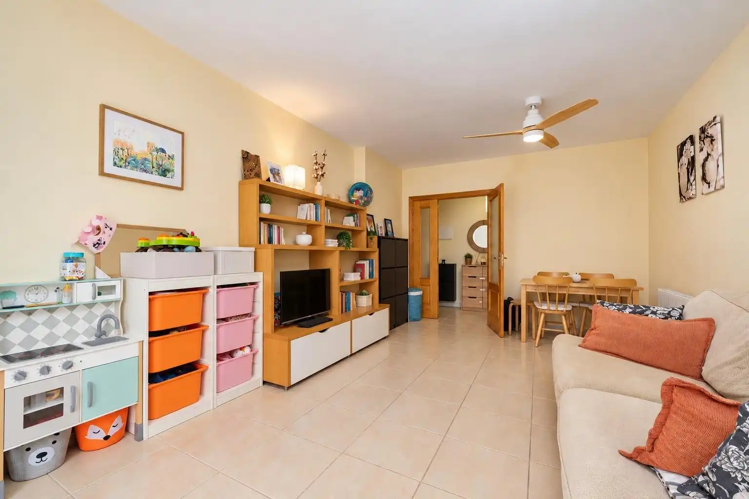 Sala de estar de Piso en venta en Campos poble