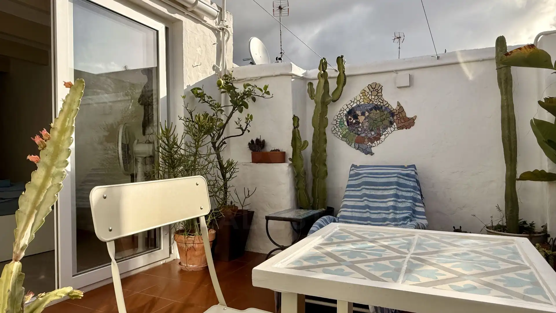Balcony of Duplexes for sale in Tarifa  with Air Conditioner, Heating and Terrace