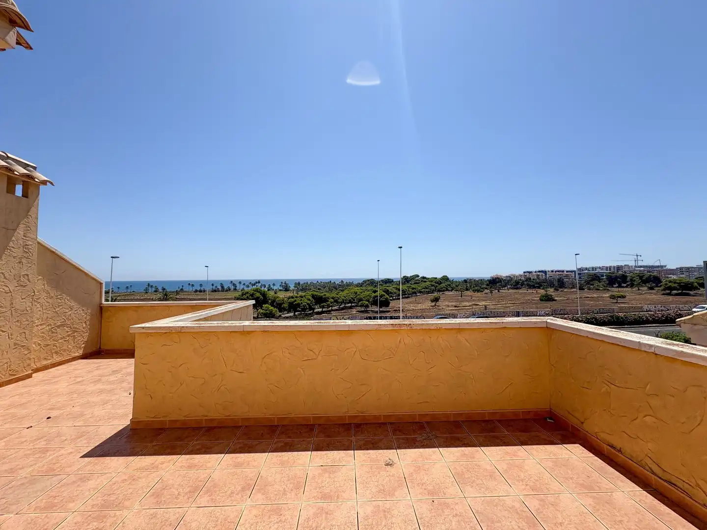 Terrace of Detached homes for rent in Torrevieja  with Air Conditioner, Heating and Private garden