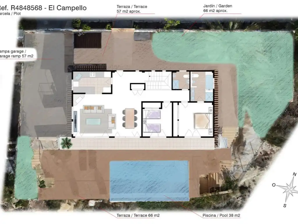 Casa o xalet en venda a Avinguda de l'Alacantí, Pueblo Acantilado - Lanuza