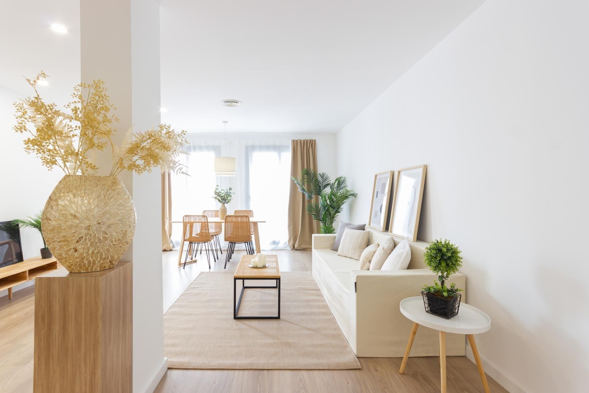 Living room of Flat for sale in Terrassa  with Air Conditioner, Heating and Private garden