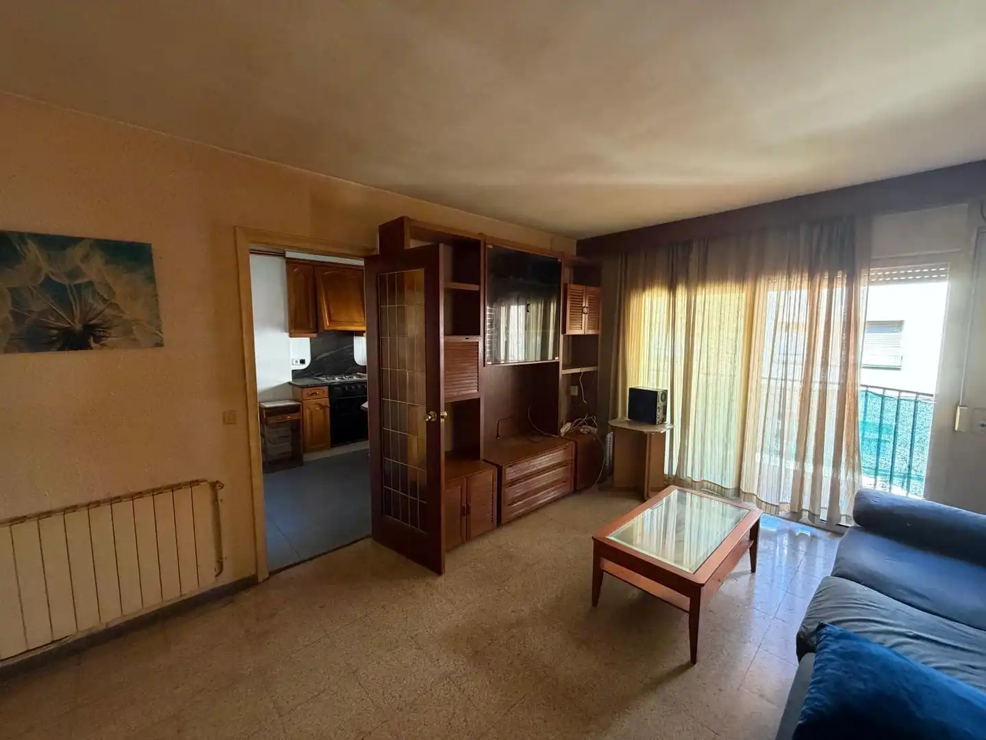 Sala de estar de Piso en venta en Salt con Calefacción, Terraza y Balcón