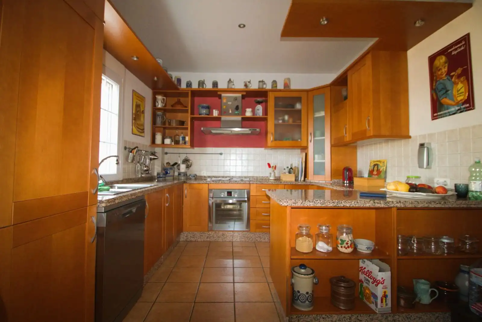 Cocina de Casa o chalet en venta en Cómpeta con Jardín privado
