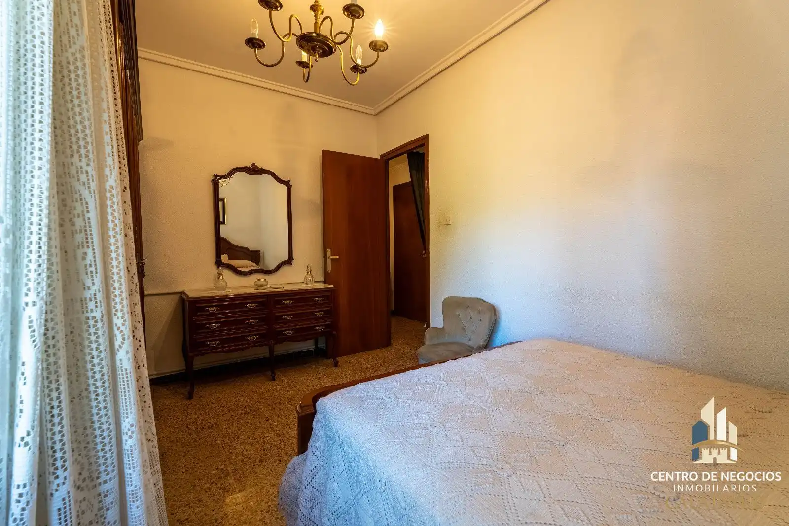 Schlafzimmer von Wohnung zum Verkauf in Calatayud mit Heizung, Terrasse und Möbliert