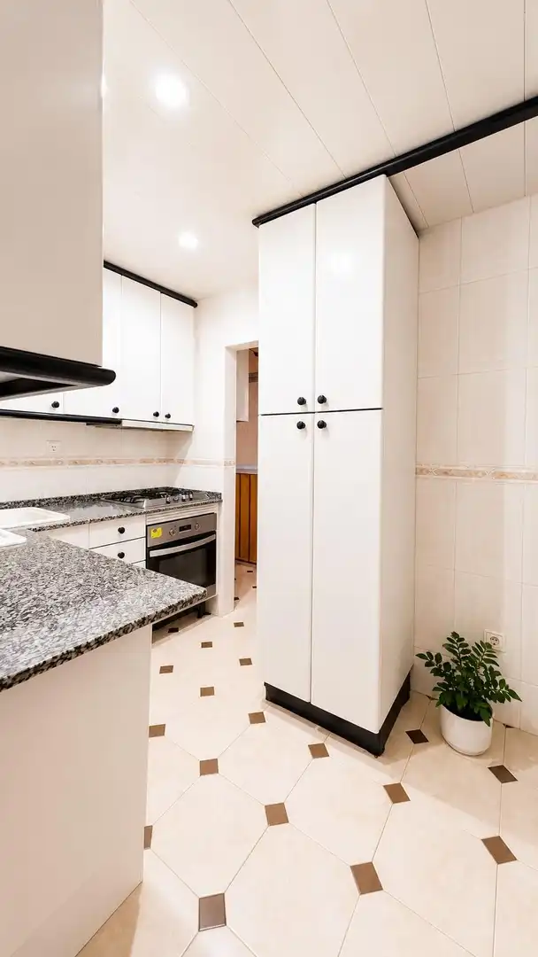 Kitchen of Flat for sale in Ripollet  with Heating, Parquet flooring and Balcony