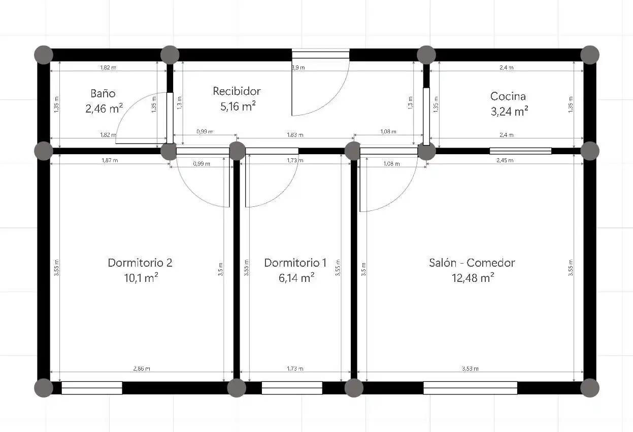 Piso de alquiler en Madrid con Aire acondicionado, Calefacción y Parquet
