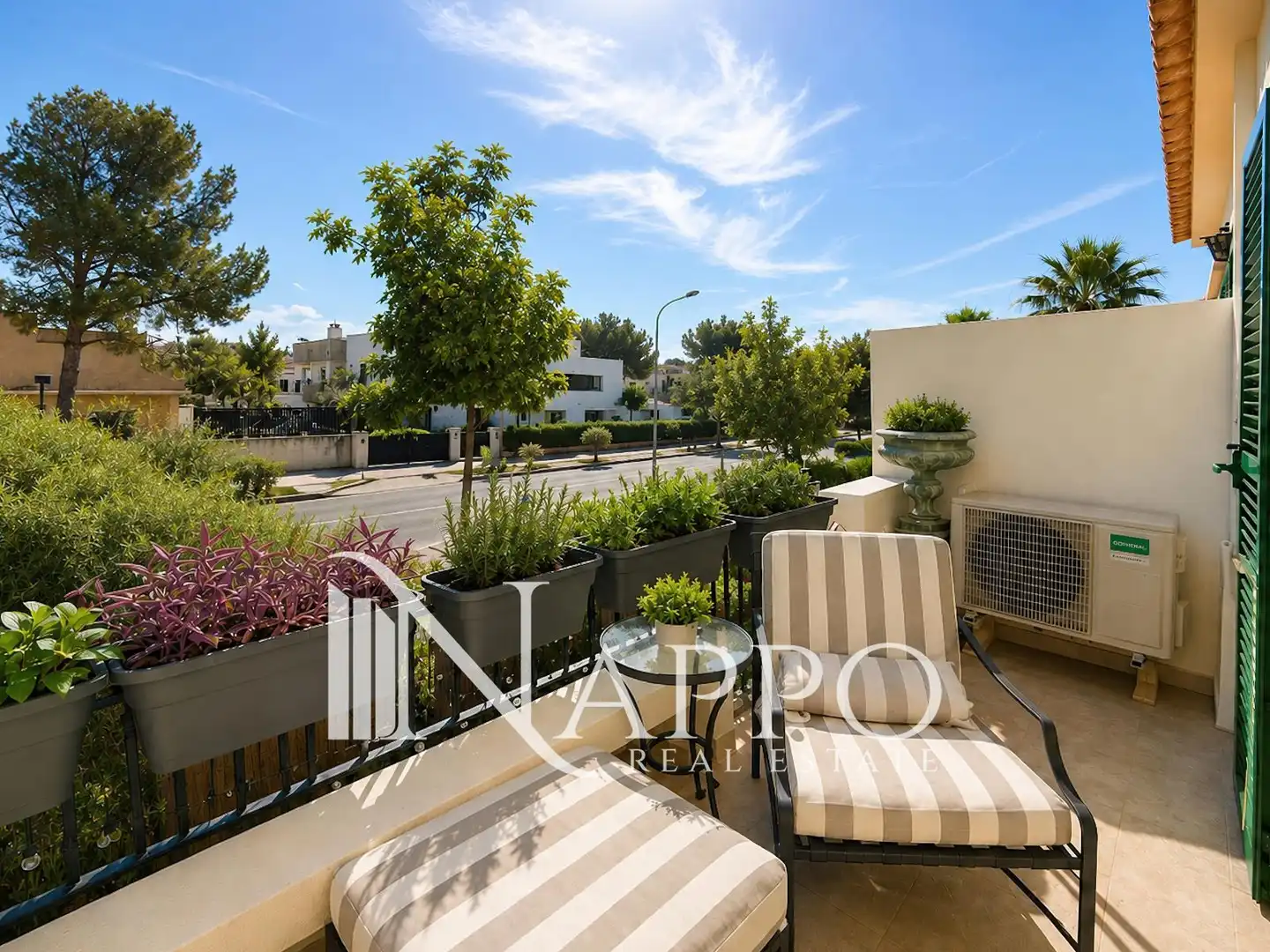Terrace of Detached homes for sale in Calvià  with Air Conditioner, Heating and Private garden