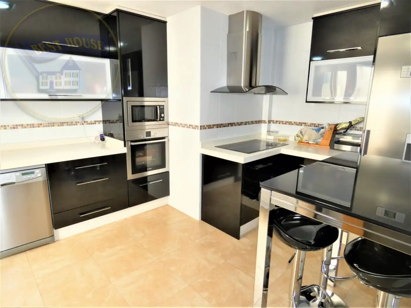 Cocina de Casa adosada en venta en Alguazas con Calefacción, Terraza y Trastero