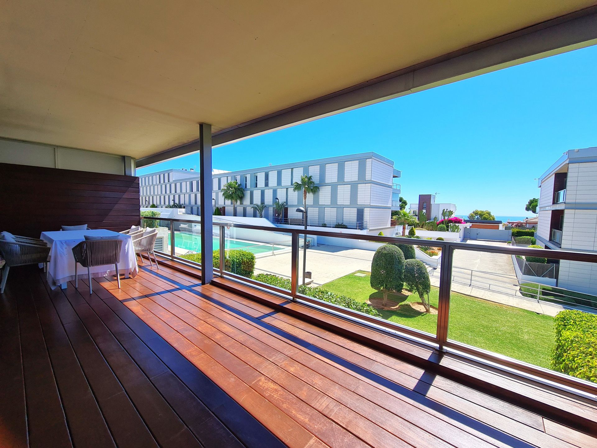 Terrace of Apartment for sale in Manilva  with Air Conditioner, Terrace and Jacuzzi