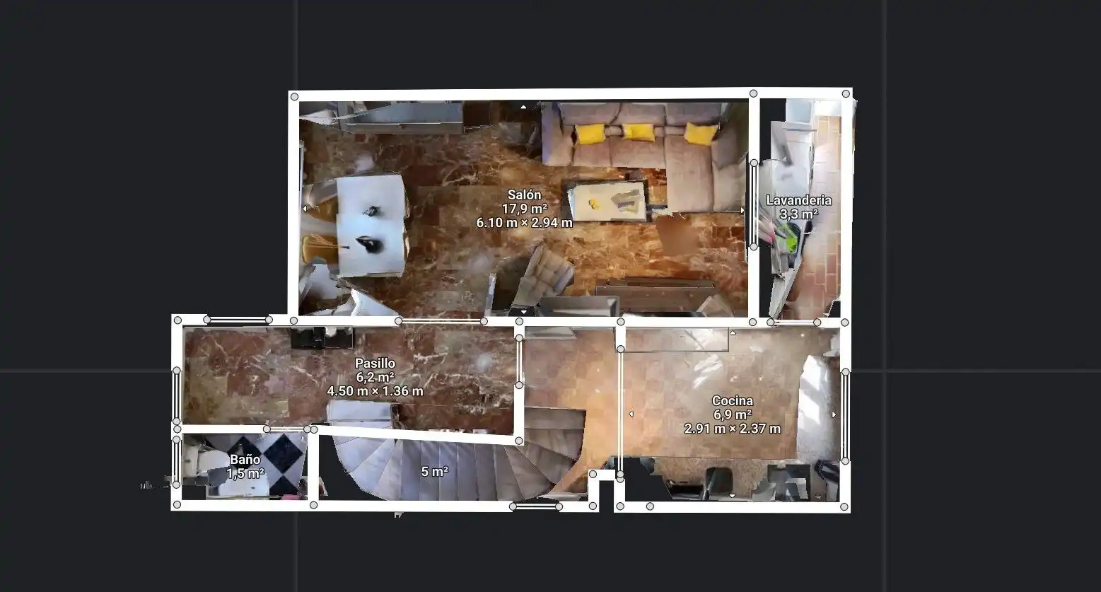 Casa adosada en venda en Las Gabias amb Aire condicionat, Terrassa i Moblat