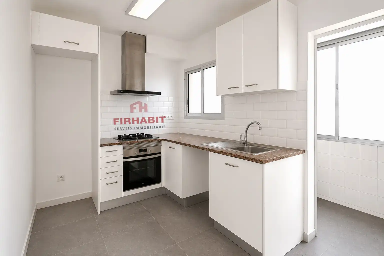 Kitchen of Flat for sale in Arenys de Mar  with Air Conditioner, Heating and Parquet flooring