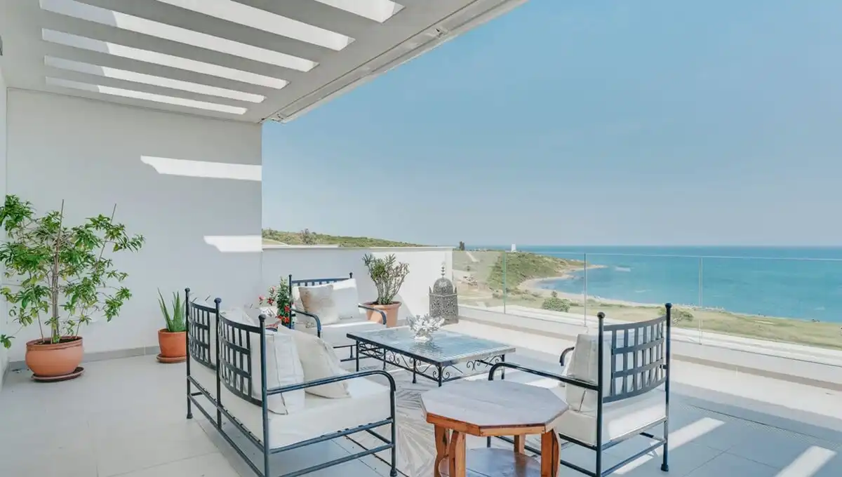 Terraza de Ático en venta en La Alcaidesa con Aire acondicionado, Calefacción y Jardín privado
