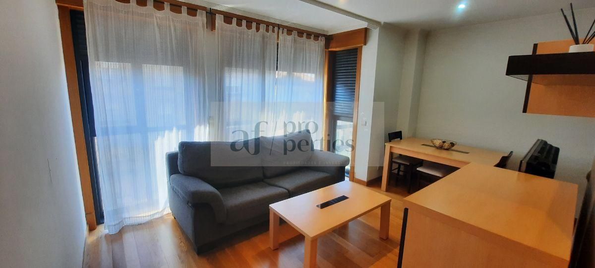 Sala de estar de Apartamento de alquiler en Vigo  con Calefacción, Parquet y Amueblado