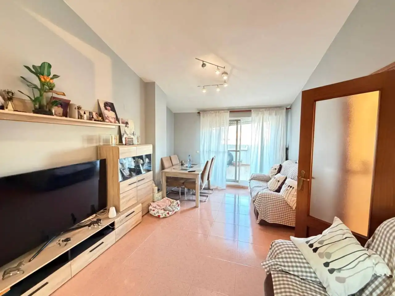 Living room of Duplexes for sale in Castellón de la Plana / Castelló de la Plana  with Air Conditioner, Terrace and Storage room