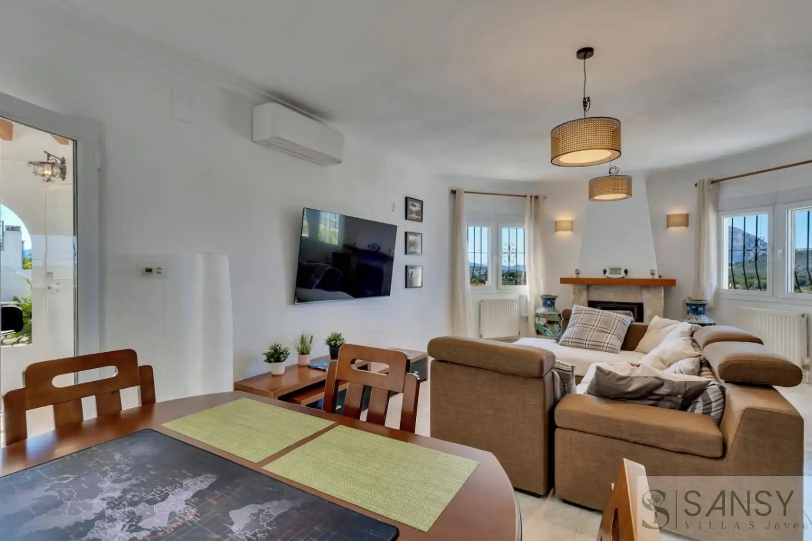 Living room of Houses for sale in Jávea / Xàbia  with Air Conditioner, Terrace and Storage room