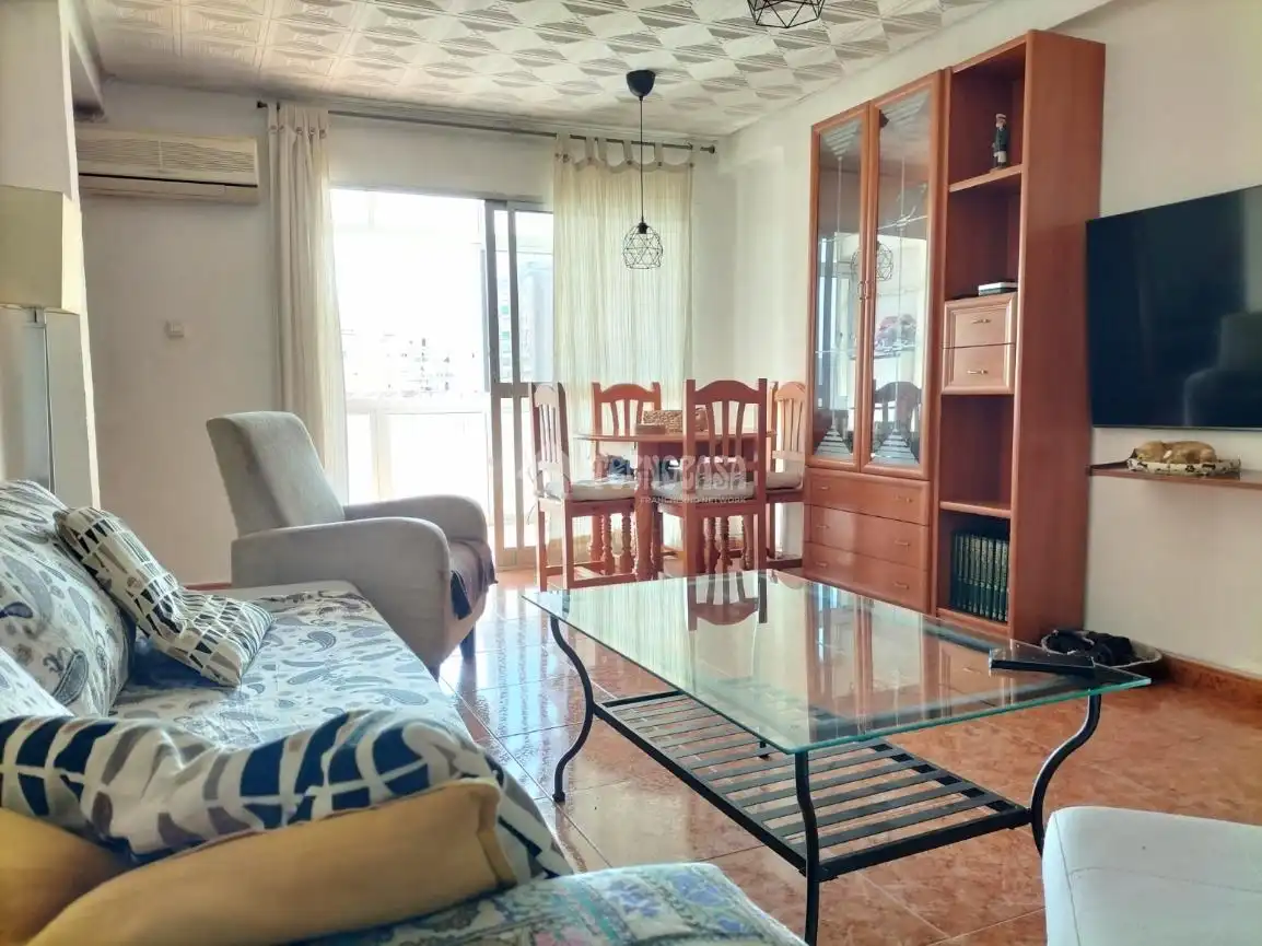 Sala de estar de Piso en venta en Málaga con Terraza