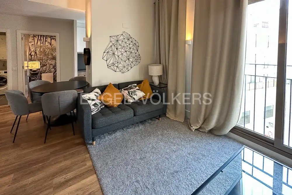 Sala d'estar de Pis de lloguer en Valencia amb Aire condicionat, Calefacció i Terrassa