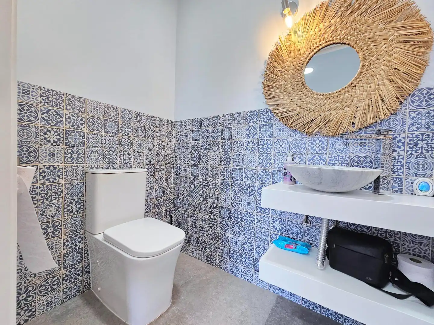 Baño de Casa o chalet en venta en Cartagena con Terraza, Piscina y Amueblado