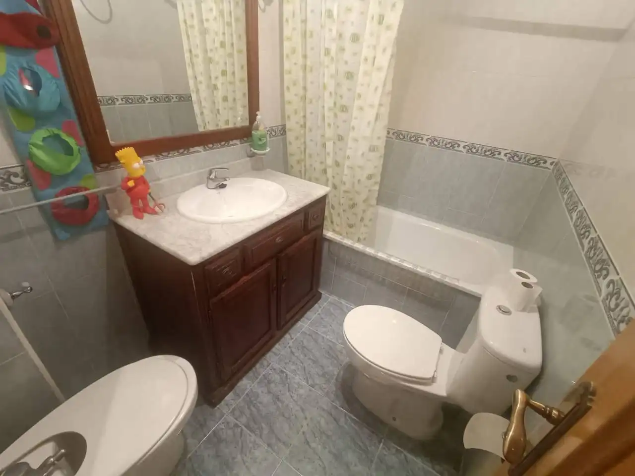 Bany de Casa o xalet en venda en Villanueva Mesía amb Jardí privat, Terrassa i Moblat