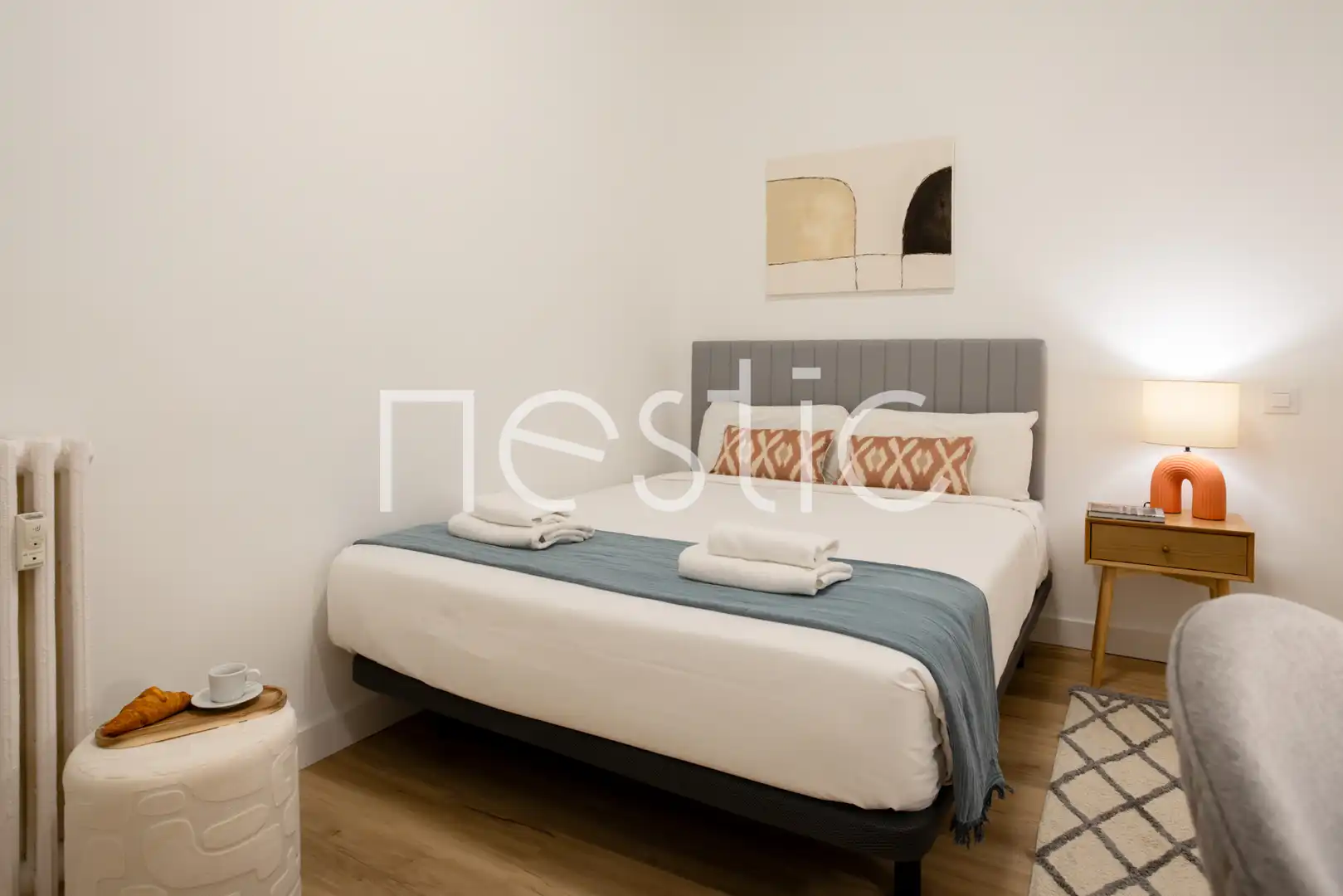 Bedroom of Apartments for rent in Madrid  with Heating, Furnished and Washing machine
