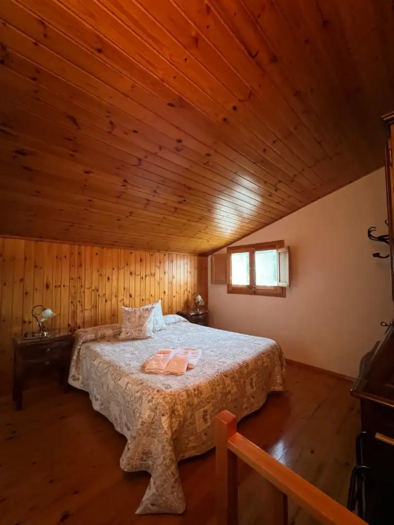 Bedroom of Flat for rent in Camprodon  with Terrace, Furnished and Washing machine