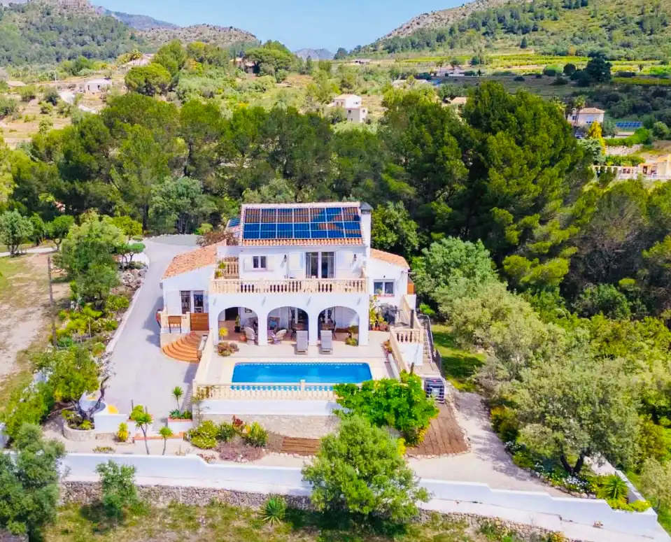 Exterior view of Houses for sale in Murla  with Air Conditioner, Heating and Private garden